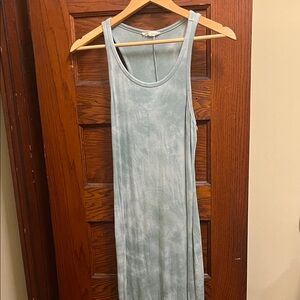 Bear Dance Light Blue Maxi Dress